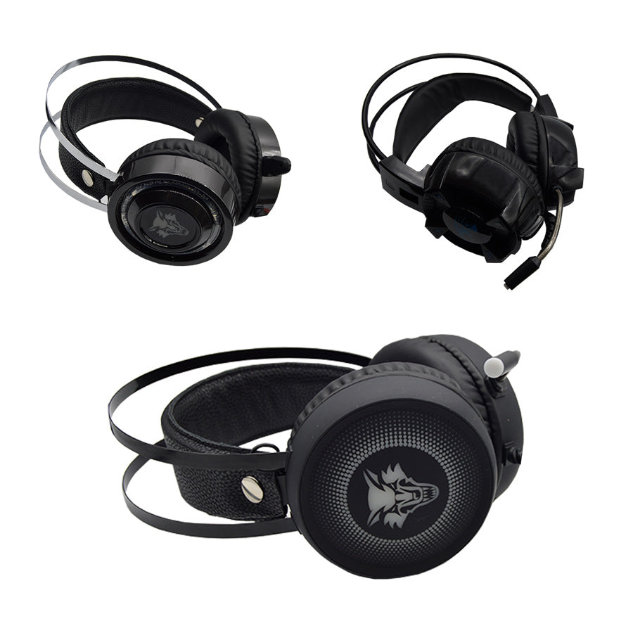 Casti Gaming Pro Bass, microfon, LED, diverse modele