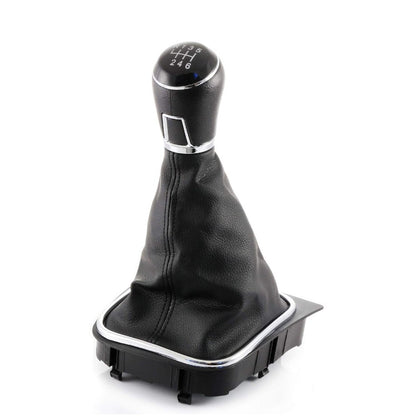 Manson cu nuca schimbator cu inel cromat VW Golf V, VI, 6 viteze