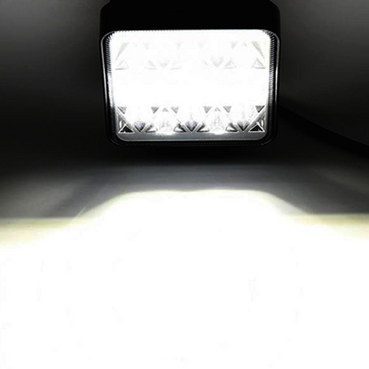 Set 2 x Proiectoare auto, Patrate, 102W per proiector