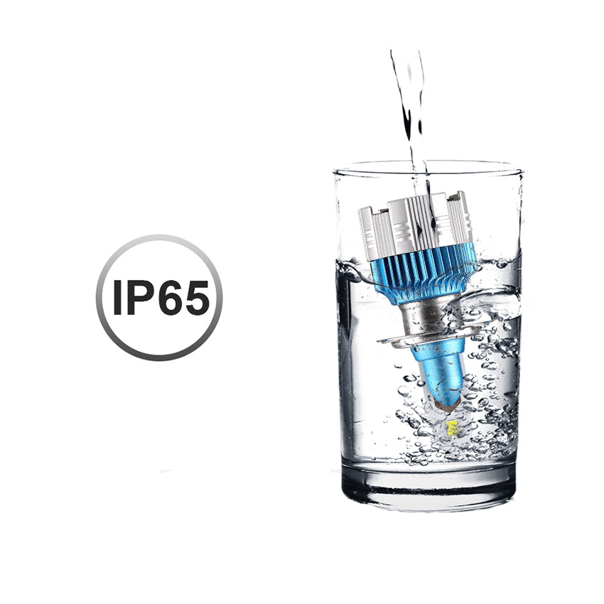 Set 2 x Becuri auto LED H7, 110W/set, IP65, 6500K