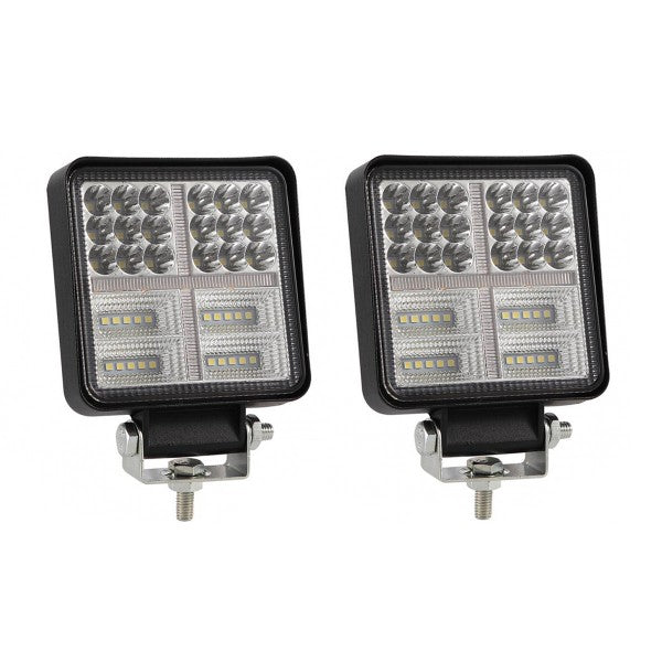 Set 2 x Proiectoare auto 58LED cu stroboscop, 160W/set, 10/30V