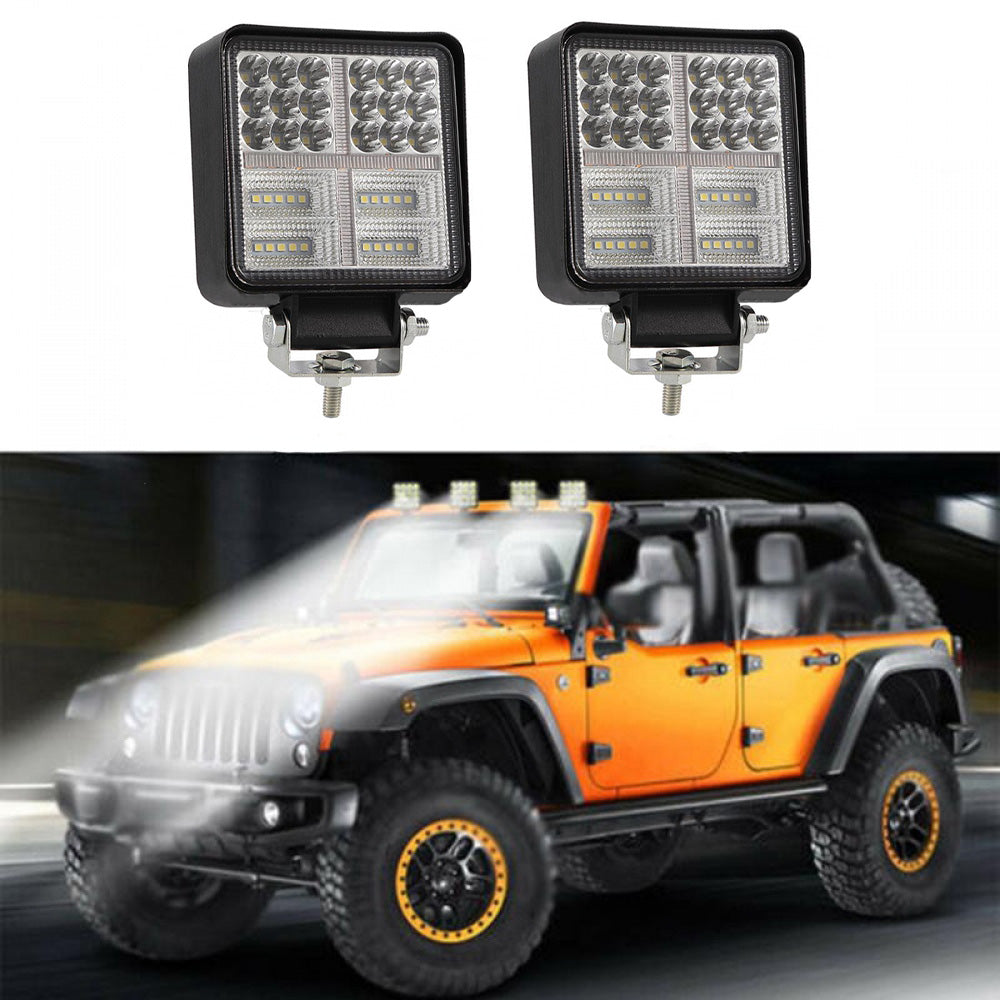 Set 2 x Proiectoare auto cu stroboscop, 348W/set, 50mm