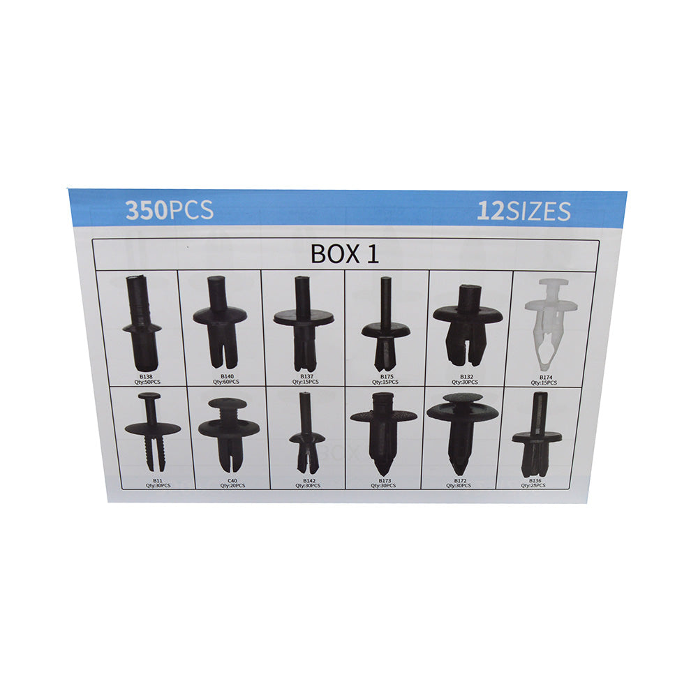 Set 350 cleme fixare, Ford, Mercedes Benz, BMW, Mazda