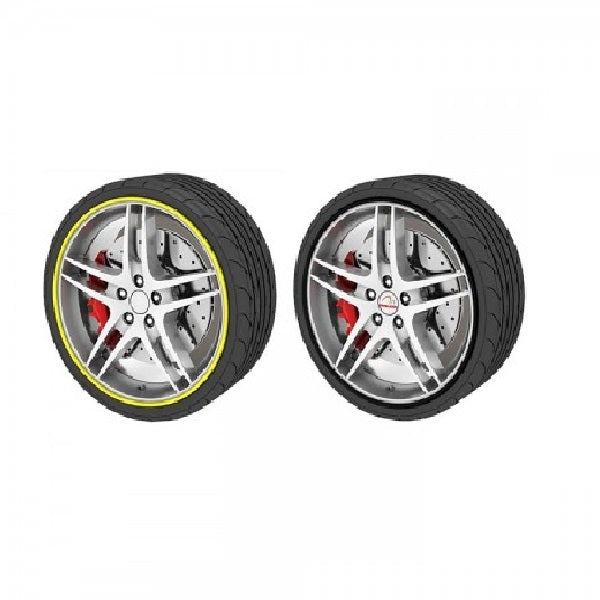 Set 4 x inele jante auto, cauciuc, universal, diverse culori