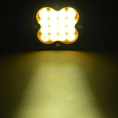 Set 2 x Proiectoare auto LED, 72W/set, 3000k