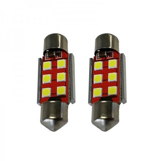 Set 2 x Becuri auto LED SMD, Canbus 5W, 6500k