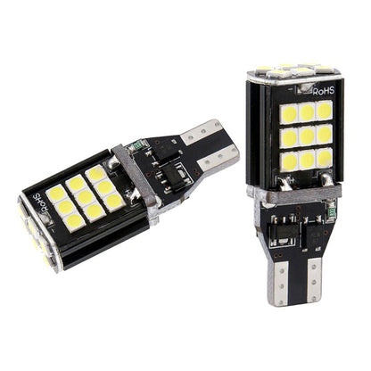 Set 2 x Becuri auto LED SMD, T 15 15W, Canbus