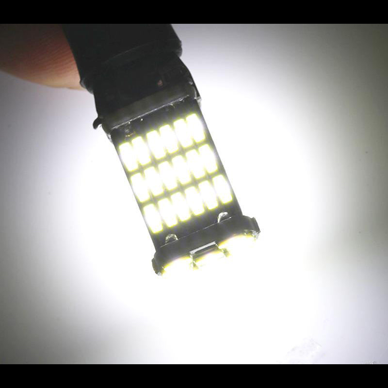 Set 2 x Becuri auto 45LED SMD, T15 W16W, 10W, 12V, canbus, 2400lm