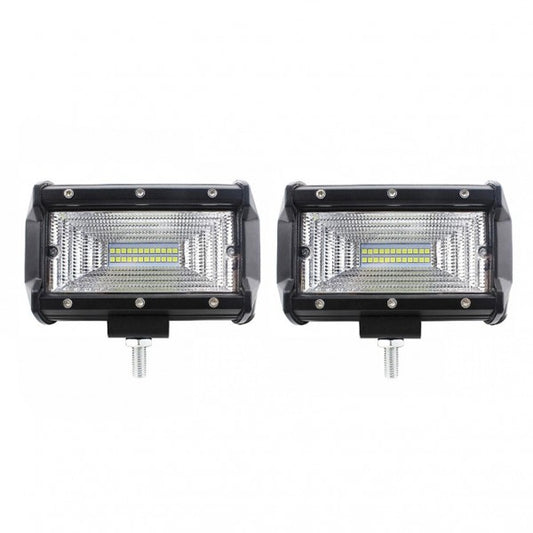 Set 2 x Proiectoare auto, 144W/Set, 12/24V, 24 LED