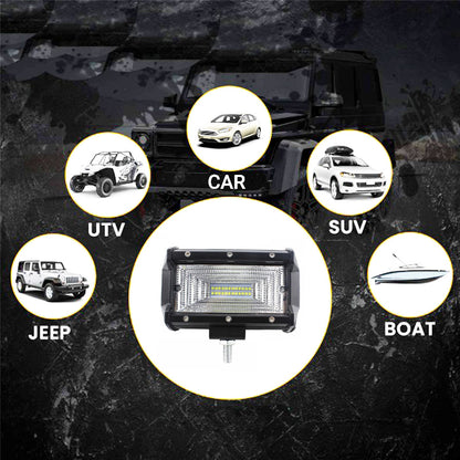 Set 2 x Proiectoare auto, 144W/Set, 12/24V, 24 LED