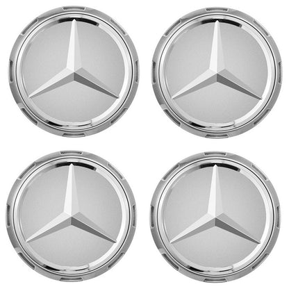 Set 4 Capace jante cu sigla Mercedes Benz, AMG, 75mm