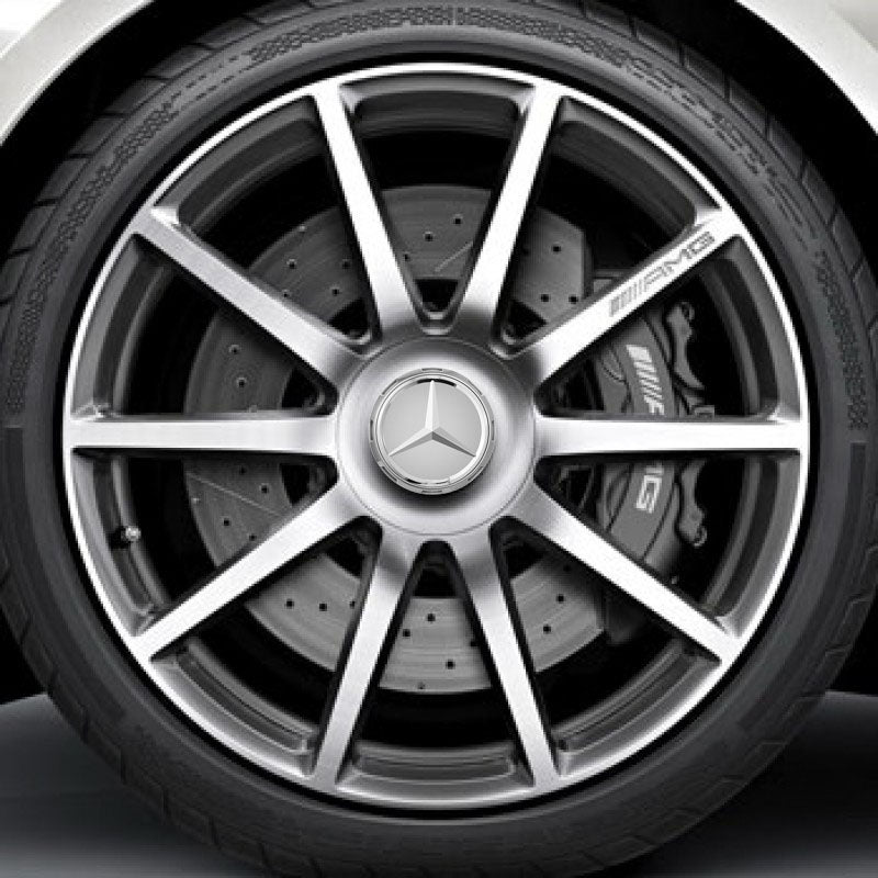 Set 4 Capace jante cu sigla Mercedes Benz, AMG, 75mm