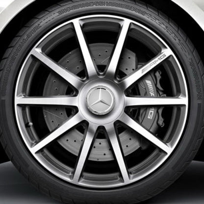 Set 4 Capace jante cu sigla Mercedes Benz, AMG, 75mm