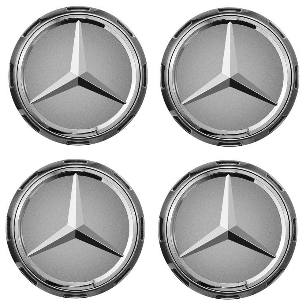 Set 4 Capace jante cu sigla Mercedes Benz, AMG, 75mm