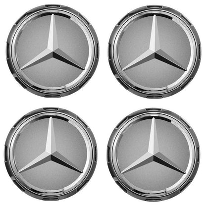 Set 4 Capace jante cu sigla Mercedes Benz, AMG, 75mm