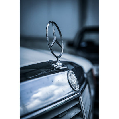 Emblema Star Mercedes Benz, montare pe capota, 133mm