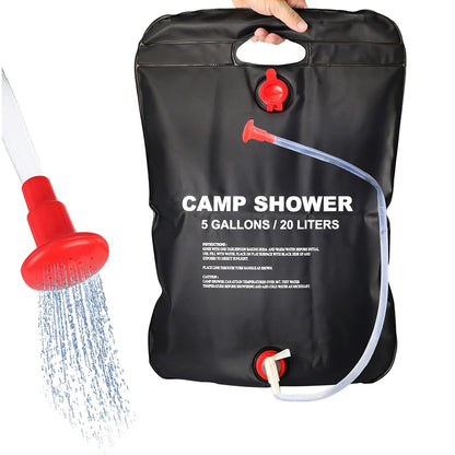 Dus portabil pentru camping/drumetii, 20L
