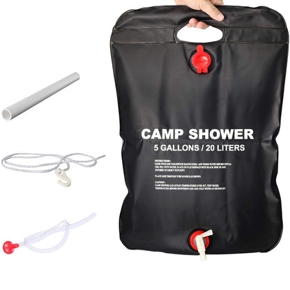 Dus portabil pentru camping/drumetii, 20L