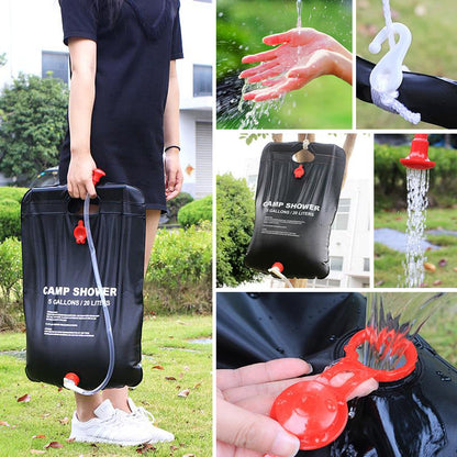 Dus portabil pentru camping/drumetii, 20L