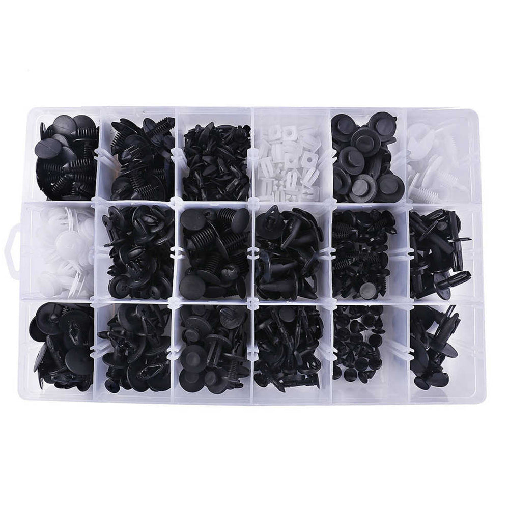 Set cleme auto de fixare, universale, 415 piese