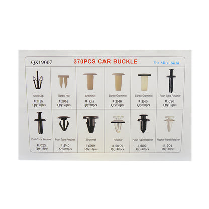 Set cleme de fixare pentru Mitsubishi, 370 piese