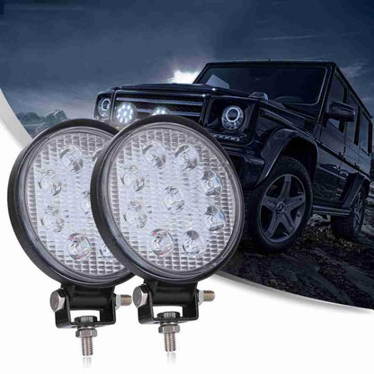Set 2 x Proiectoare auto 9LED, 25mm, 54W/set, 10/30V
