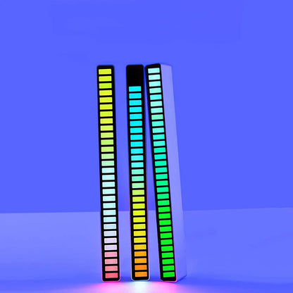 Bara LED RGB D08 cu activare sonora, 32 LED, USB