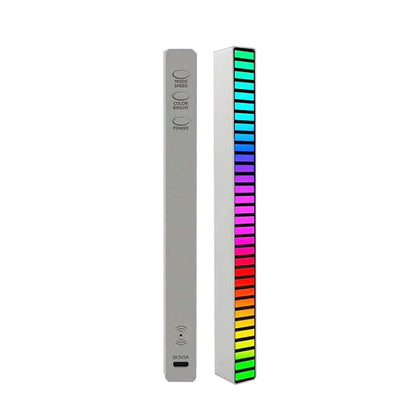 Bara LED RGB D08 cu activare sonora, 32 LED, USB