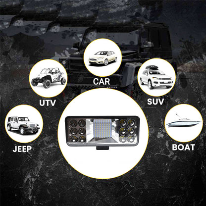 Set 2 Proiectoare LED cu 2 faze, 398W, 12/80V