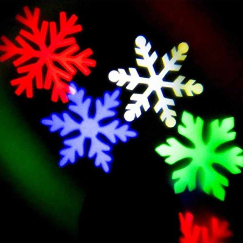 Proiector LED, fulgi de nea si proiectii luminoase, 5W