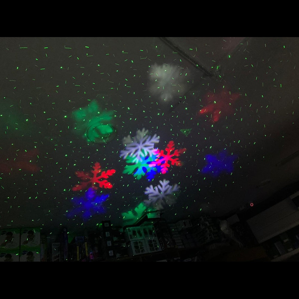 Proiector LED, fulgi de nea si proiectii luminoase, 5W