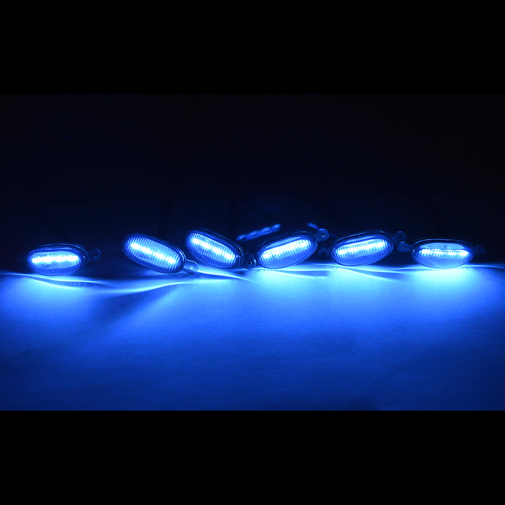 Set 6 Lumini de zi, decoratie grila radiator, 36W, 3 modele