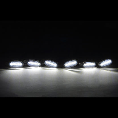 Set 6 Lumini de zi, decoratie grila radiator, 36W, 3 modele