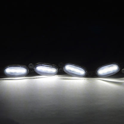 Set 4 Lumini de zi, decoratie grila radiator, 24W, 2 modele