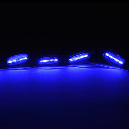 Set 4 Lumini de zi, decoratie grila radiator, 24W, 2 modele