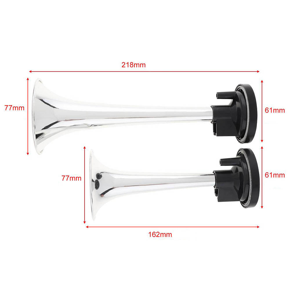 Set claxon cu 2 goarne si compresor, 12V