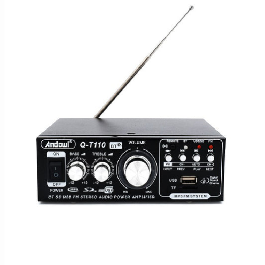 Amplificator profesional tip statie T110, BT, telecomanda