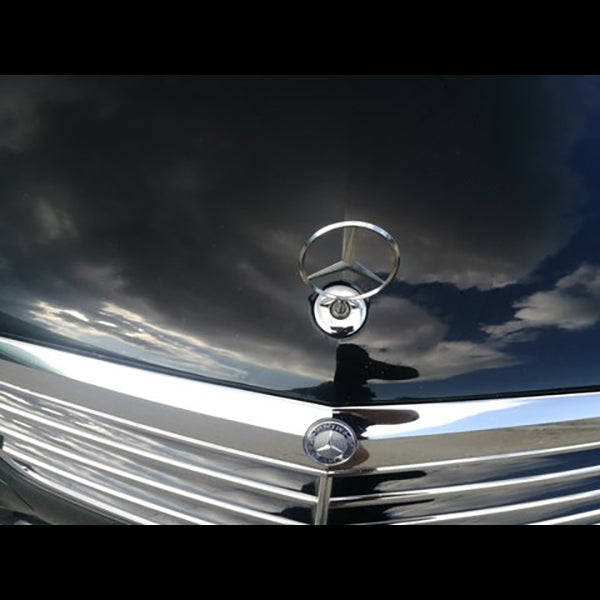 Emblema Mercedes Benz, star, montare pe capota, 133mm