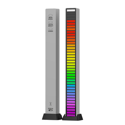 Bara LED RGB D08 cu activare sonora, 32 LED, USB