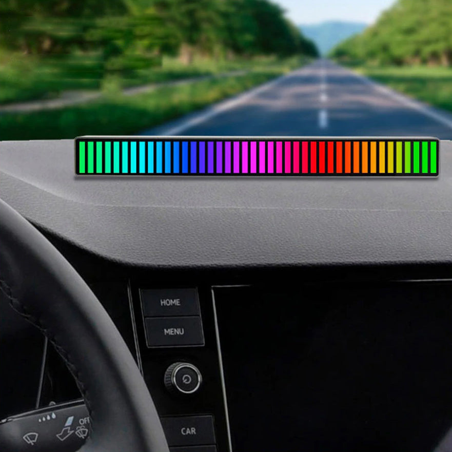 Bara LED RGB D08 cu activare sonora, 32 LED, USB