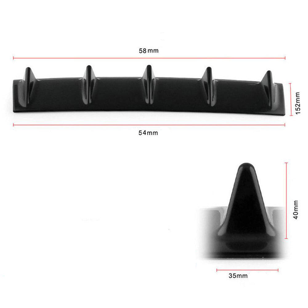 Difuzor bara auto, universal, negru, 58 cm