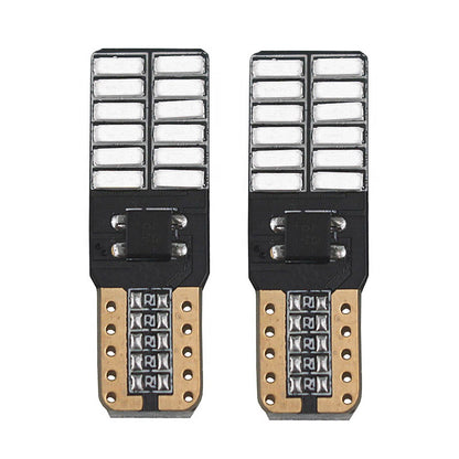 Set 2 x becuri auto LED T10, SMD, 5W, Canbus, 2 modele, 24LED