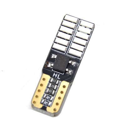 Set 2 x becuri auto LED T10, SMD, 5W, Canbus, 2 modele, 24LED