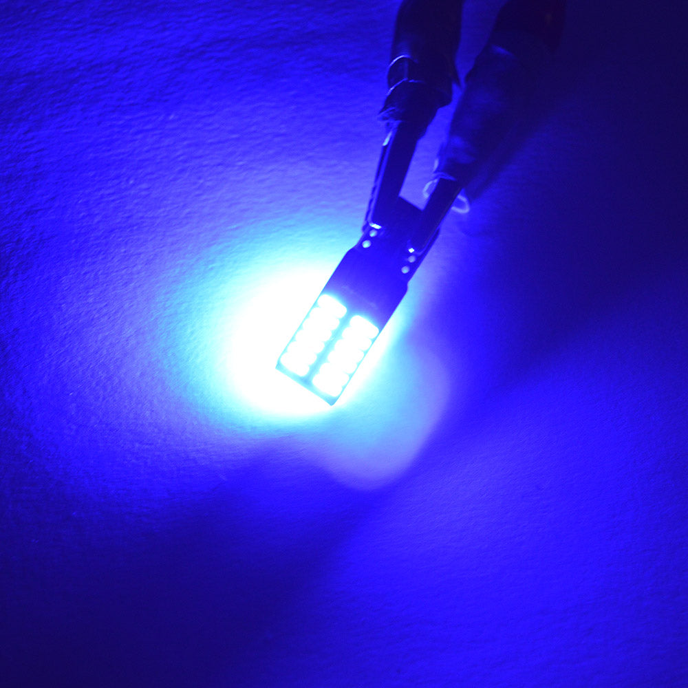 Set 2 x becuri auto LED T10, SMD, 5W, Canbus, 2 modele, 24LED