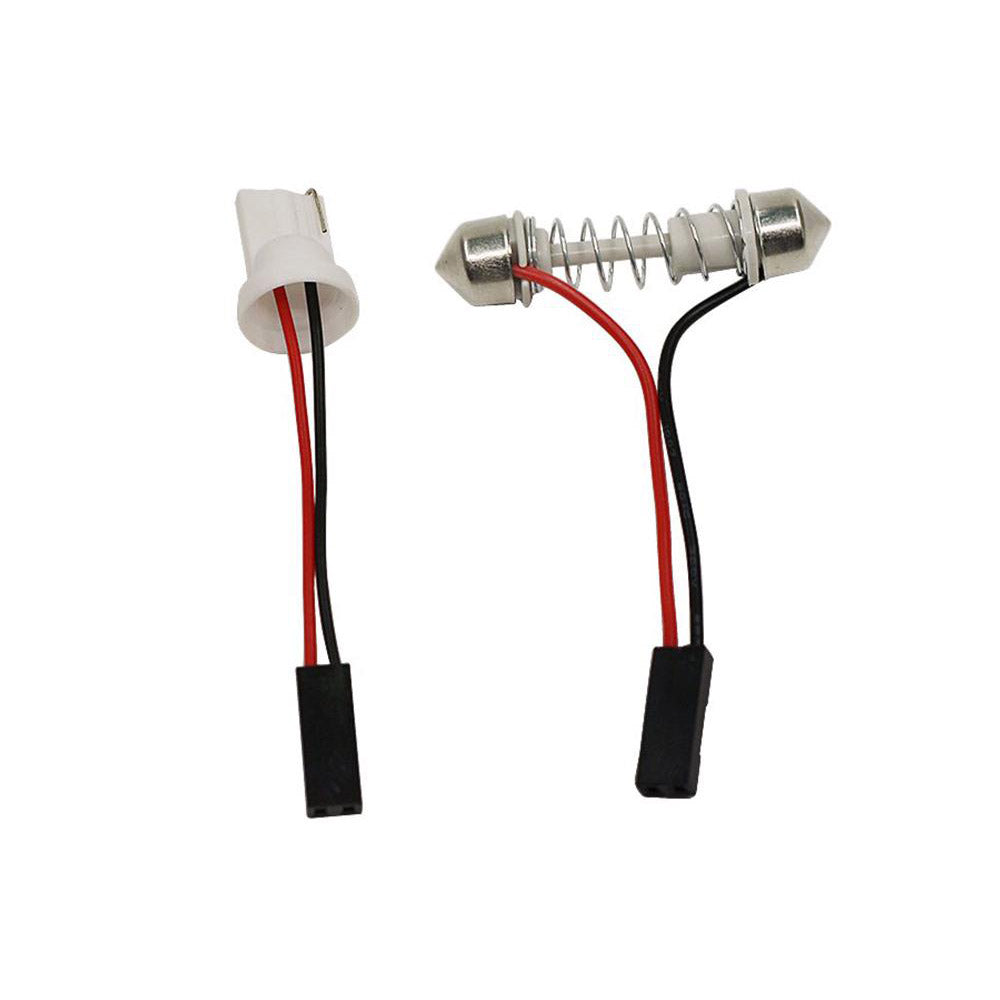 Set 2 x becuri auto LED, T10 / C5W, SMD, 5W, 2 modele, 18LED