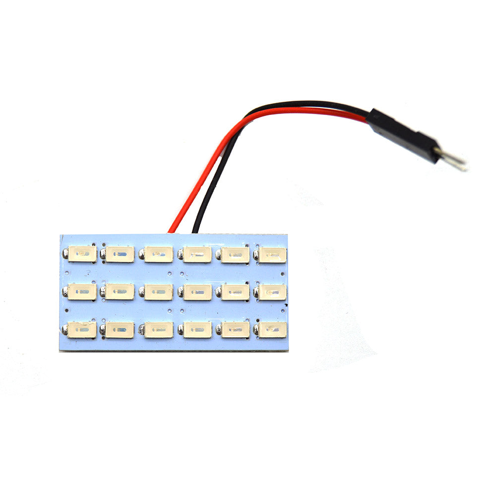 Set 2 x becuri auto LED, T10 / C5W, SMD, 5W, 2 modele, 18LED