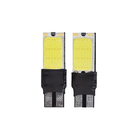 Set 2 x becuri auto LED T10, COB, 6W, Canbus, 2 modele, 48LED