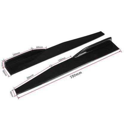 Set 2 x ornamente auto extensii prag lateral, universal, 75cm