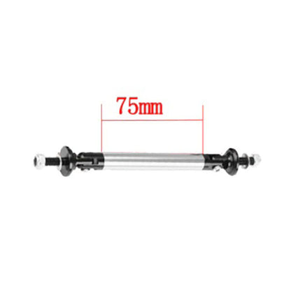 Set 2 x tije sustinere prelungire bara, argintiu, 120mm