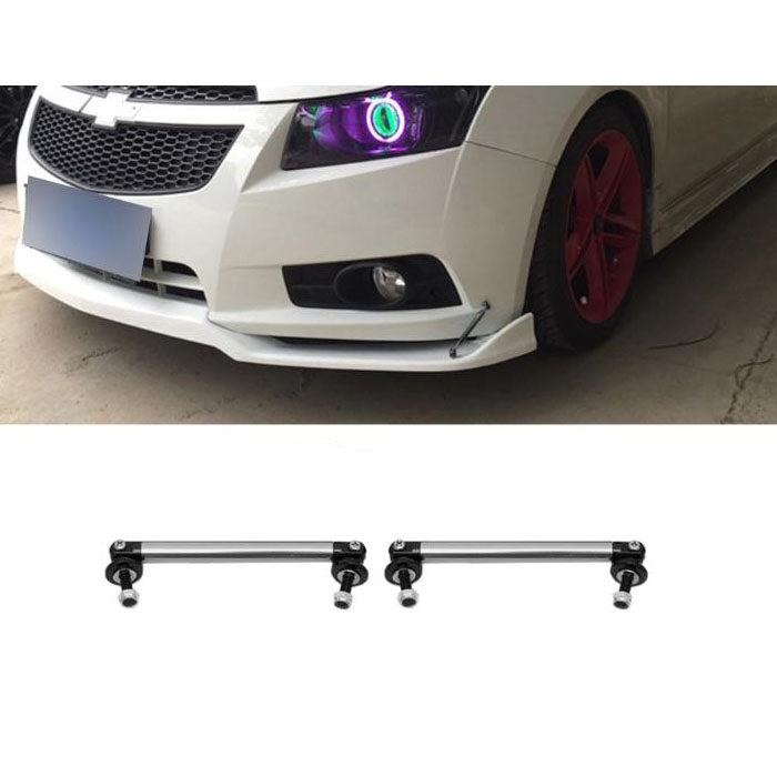 Set 2 x tije sustinere prelungire bara, argintiu, 120mm